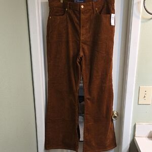 GAP Soft Vintage Flare Corduroy Pants - Brown